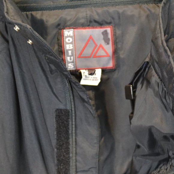 Mobius black  Insulated Snow Ski Bib Pants . - Picture 6 of 9